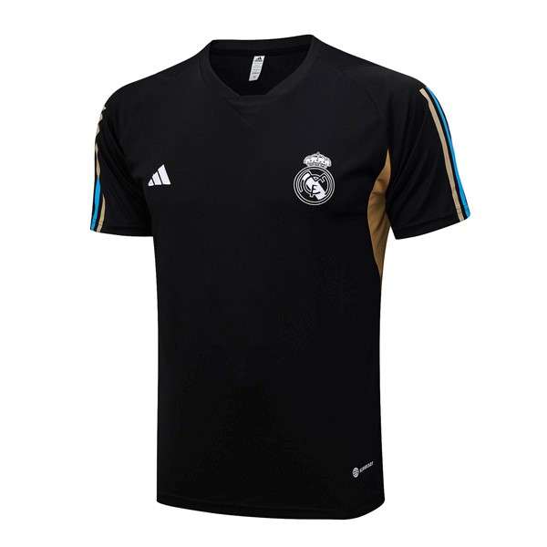 Camiseta Entrenamiento Real Madrid 2024 Negro Tailandia Camiseta Entrenamiento Real Madrid 2024 Negro 1