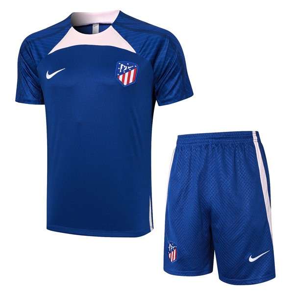 Camiseta Entrenamiento Atletico Madrid Conjunto Completo 2024 Azul Tailandia Conjunto Camiseta Entrenamiento Atletico De Madrid 2024 Azul