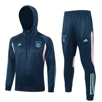 Sudadera Con Capucha Ajax De Ámsterdam 2024 Azul