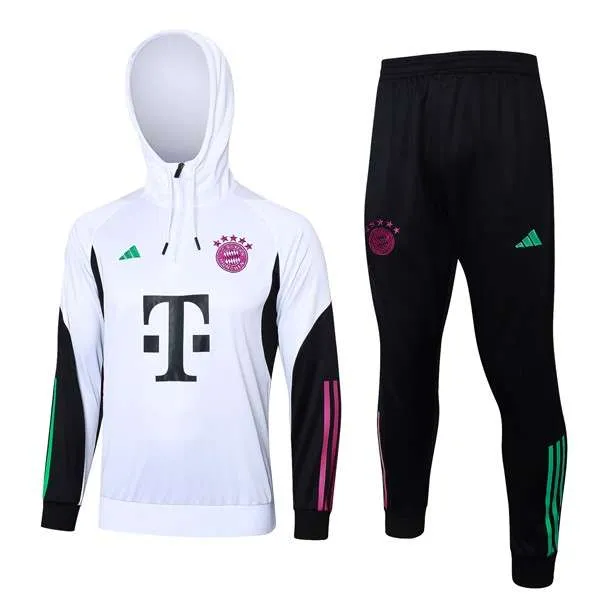Sudadera Con Capucha Bayern Munich 2024 Blanco Sudadera Con Capucha Bayern Munich 2024 Blanco