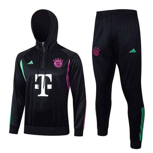 Sudadera Con Capucha Bayern Munich 2024 Negro 2 Sudadera Con Capucha Bayern Munich 2024 Negro 2