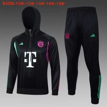 Sudadera Con Capucha Ninos Bayern Munich 2024 Negro