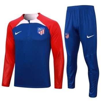 Sudadera Entrenamiento Atlético De Madrid 2024 Azul Rojo