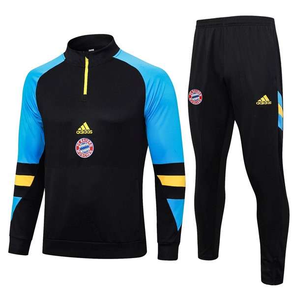 Sudadera De Training Bayern Munich 2024 Negro Azul Sudadera Entrenamiento Bayern Munich 2024 Negro Azul