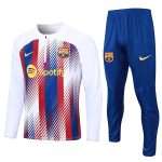 Sudadera Entrenamiento FC Barcelona 2024 Blanco Rojo