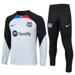 Sudadera Entrenamiento FC Barcelona 2024 Gris Negro