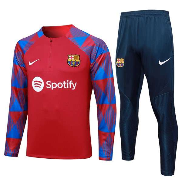 Sudadera De Training Barcelona 2024 Rojo Azul Sudadera Entrenamiento FC Barcelona 2024 Rojo Azul