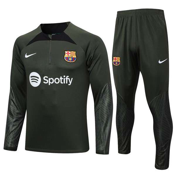 Sudadera De Training Barcelona 2024 Verde Sudadera Entrenamiento FC Barcelona 2024 Verde