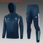Sudadera Entrenamiento Ninos Ajax De Ámsterdam 2024 Azul