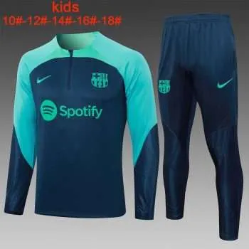 Sudadera Entrenamiento Ninos FC Barcelona 2024 Azul