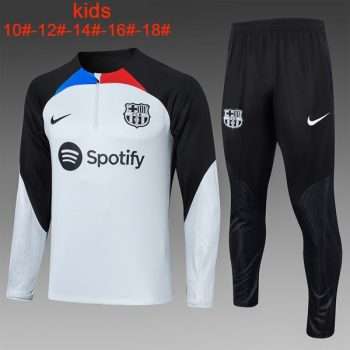 Sudadera Entrenamiento Ninos FC Barcelona 2024 Gris