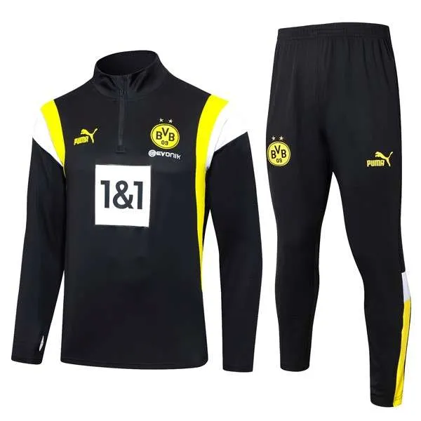 Sudadera De Training Borussia Dortmund 2024 Negro 2 Sudadera Entrenamiento Borussia Dortmund 2024 Negro