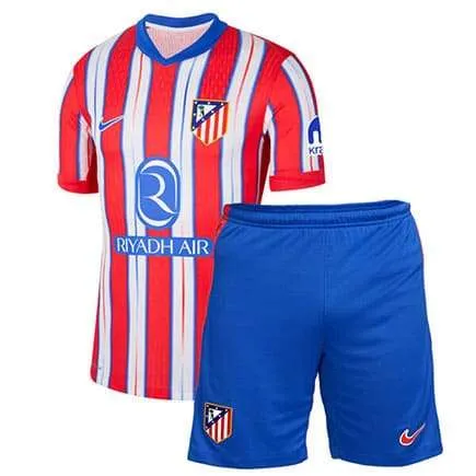 Camiseta Atlético De Madrid Conjunto Niños Primera 2024 2025 Camiseta Atletico De Madrid Conjunto Ninos Primera 2024 2025