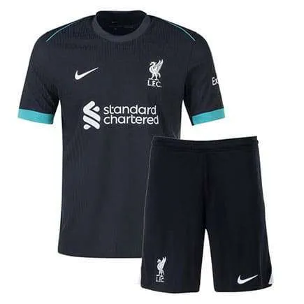 Camiseta Liverpool Conjunto Niños Segunda 2024 2025 Camiseta Liverpool Conjunto Ninos Segunda 2024 2025