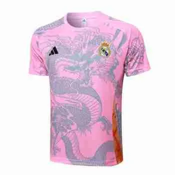 Tailandia Camiseta Entrenamiento Real Madrid 2024 2025 Rosa