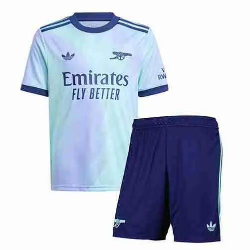 Camiseta Arsenal Conjunto Niños Tercera 2024 2025 Camiseta Arsenal Conjunto Ninos Tercera 2024 2025