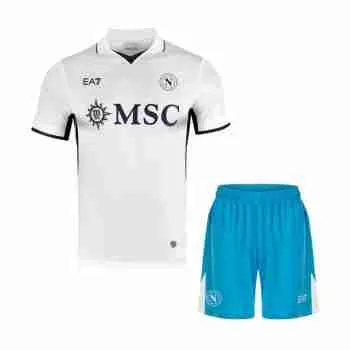 Camiseta Napoli Conjunto Niños Segunda 2024 2025