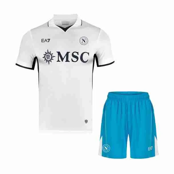 Tailandia Camiseta Napoli 2ª Niño 2024-2025 Camiseta Napoli Conjunto Ninos Segunda 2024 2025