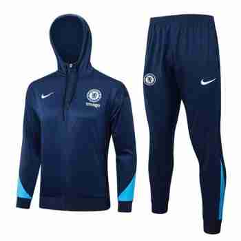 Chandal Con Capucha Chelsea 2024 2025 Azul