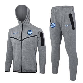 Chandal Con Capucha Inter Milan 2024 2025 Gris