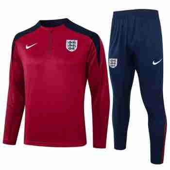 Sudadera Entrenamiento Inglaterra 2024 2025 Rojo Negro