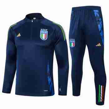 Sudadera Entrenamiento Italia 24 2025 Azul