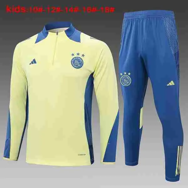 Niños Sudadera De Training Ajax 2024-2025 Amarillo 3 Sudadera Entrenamiento Ninos Ajax De Amsterdam 2024 2025 Amarillo