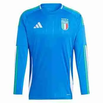 Tailandia Manga Larga Camiseta Primera Italia 2024
