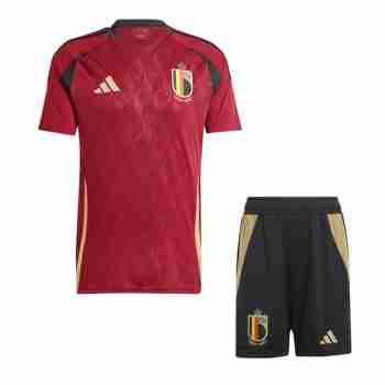 Camiseta Belgica Conjunto Niños Primera 2024 2025