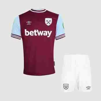 Camiseta West Ham United Conjunto Niños Primera 2024 2025
