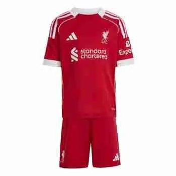 Camiseta Liverpool Conjunto Niños Primera 2025 2026