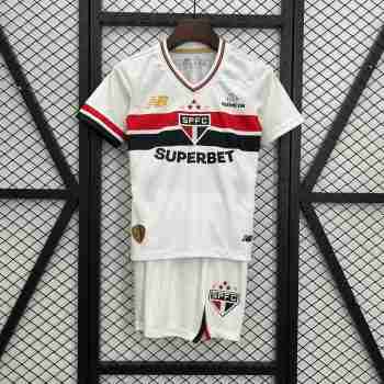 Camiseta Sao Paulo Conjunto Niños Primera 2025 2026