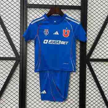Camiseta Universidad De Chile Conjunto Niños Primera 2025 2026