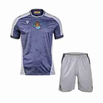 Camiseta Real Sociedad Conjunto Niños Segunda 2025 2026