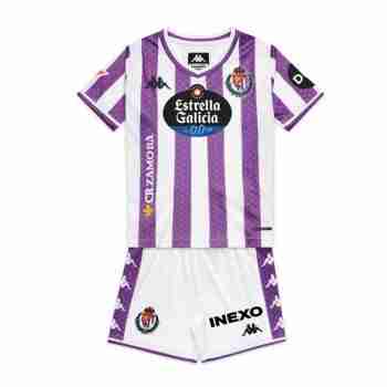 Camiseta Real Valladolid Conjunto Niños Primera 2025 2026
