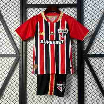 Camiseta Sao Paulo Conjunto Niños Segunda 2025 2026