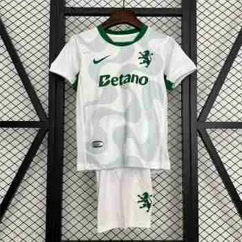 Camiseta Sporting De Lisboa Conjunto Niños Segunda 2025 2026