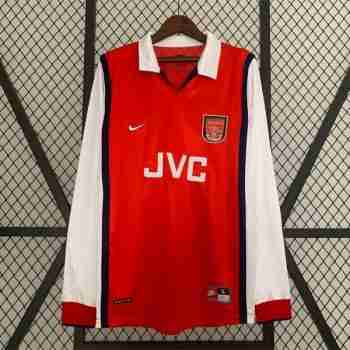 Tailandia Camiseta Primera Manga Larga Retro Arsenal 1998 1999