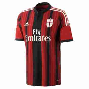 Tailandia Camiseta Primera Retro AC Milan 2014 2015 Rojo