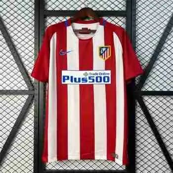 Tailandia Camiseta Primera Retro Atlético De Madrid 2016 2017