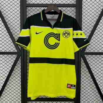 Homepage Tailandia Camiseta Primera Retro Borussia Dortmund 1996 1997