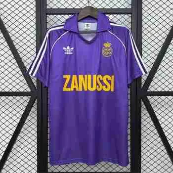 Tailandia Camiseta Segunda Retro Real Madrid 1984 1985
