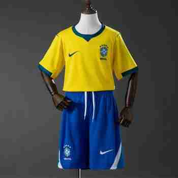 Camiseta Brasil Conjunto Niños Primera 2026