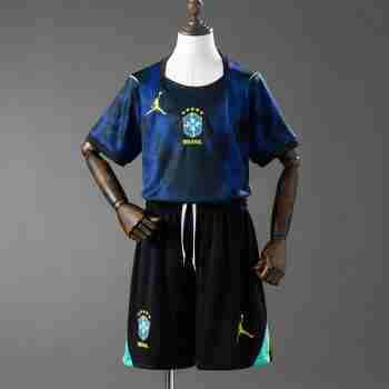 Camiseta Brasil Conjunto Niños Segunda 2026