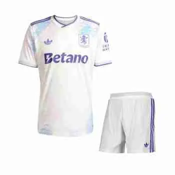 Camiseta Aston Villa Conjunto Niños Tercera 2025 2026