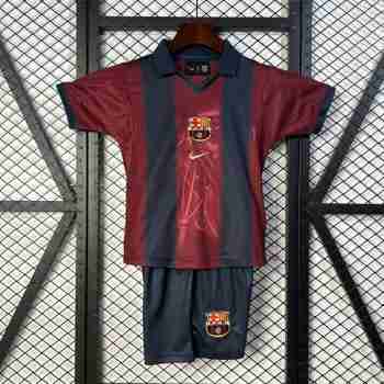 Camiseta FC Barcelona Conjunto Niños Especial 2025 2026 Rojo