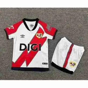 Camiseta Rayo Vallecano Conjunto Niños Primera 2025 2026
