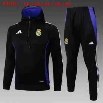 Sudadera Con Capucha Niños Real Madrid 2025 2026 Negro