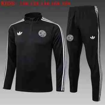Sudadera Entrenamiento Niños Alemania 2025 2026 Negro