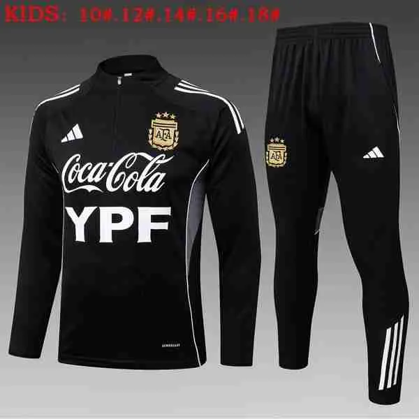 Ninos Sudadera De Training Argentina 2025-2026 Negro 5 Sudadera Entrenamiento Niños Argentina 2025 2026 Negro